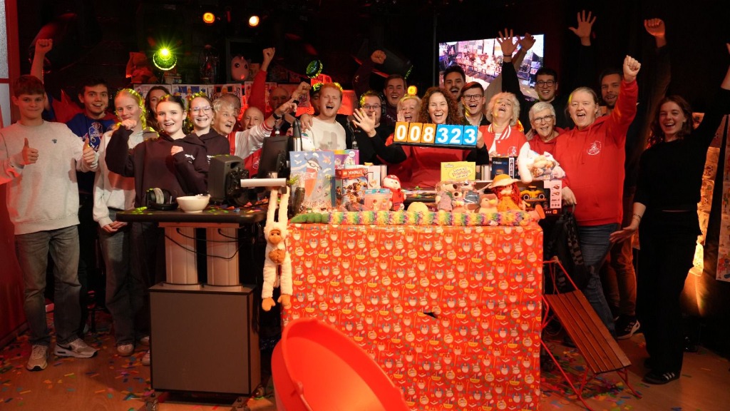 Dit is de tussenstand na dag vier van de inzamelactie Sintvoorieder1