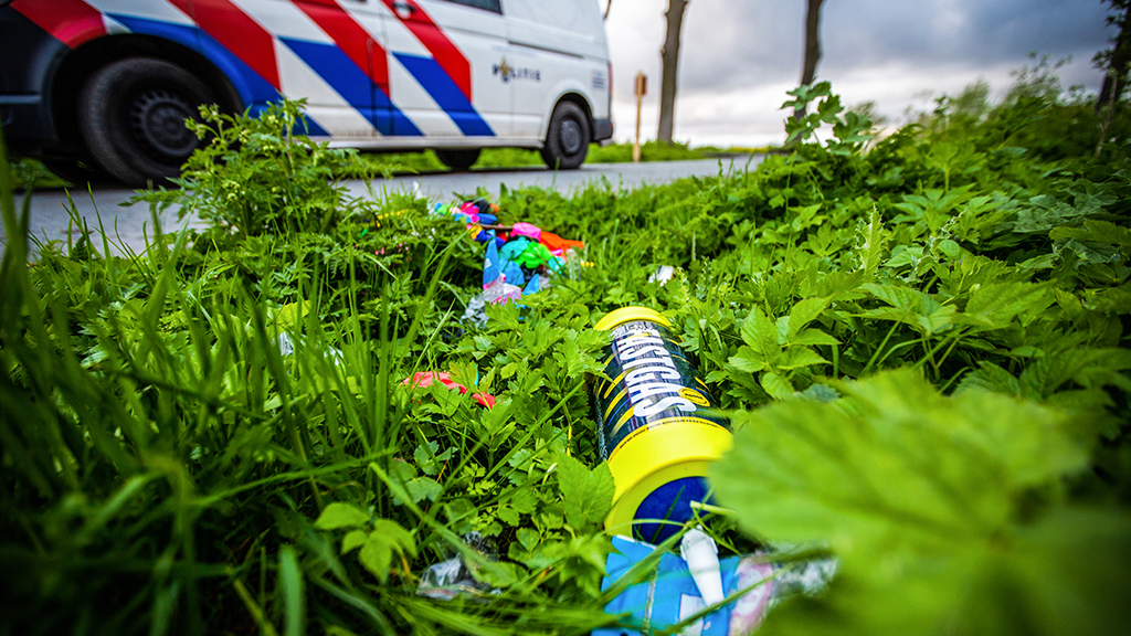 Politie haalt lachgasgebruiker van de weg in Hazerswoude-Dorp
