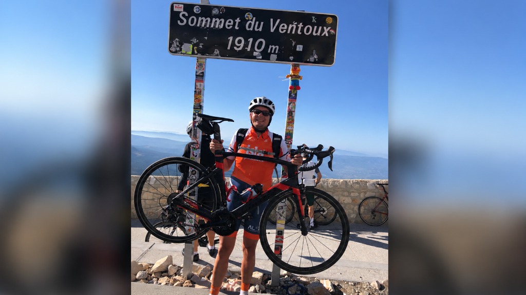 Ronald wil Mont Ventoux drie keer beklimmen voor strijd tegen ALS