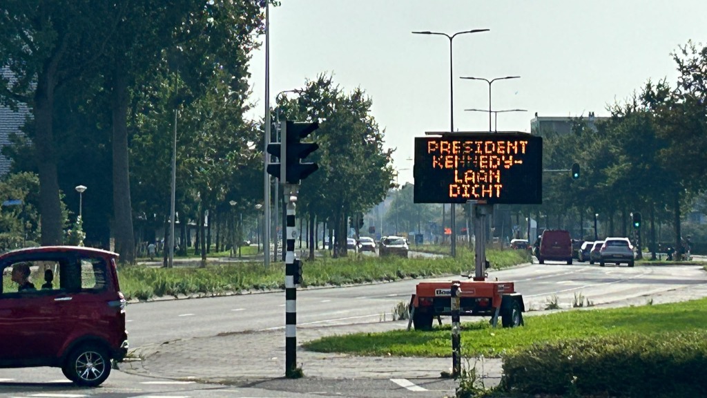Werkzaamheden op de President Kennedylaan, zo kan je omrijden